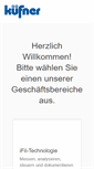 Mobile Screenshot of kuefner.com